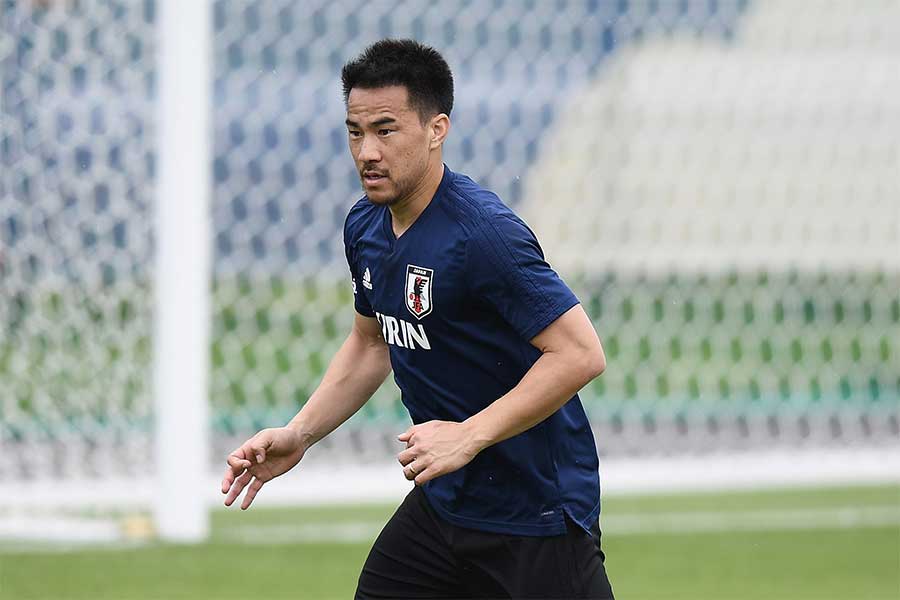 W杯以来の代表復帰を果したFW岡崎慎司【写真：Getty Images】