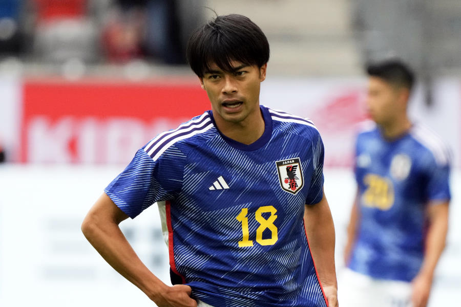 森保一サッカー日本代表　オーセンティックユニフォーム　三笘薫 「7」