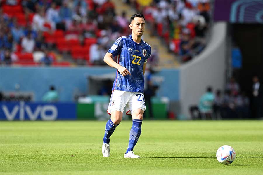 日本代表DF吉田麻也【写真：徳原隆元（FOOTBALL ZONE特派）】