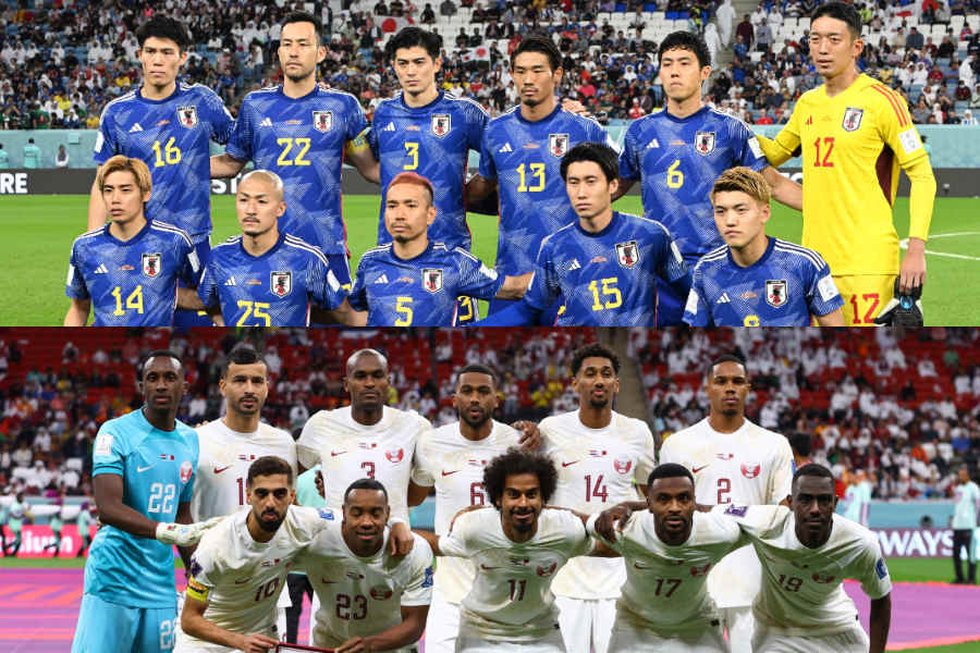 ドイツ&スペインを撃破の日本と全敗のカタール【写真：徳原隆元（FOOTBALL ZONE特派） & ロイター】