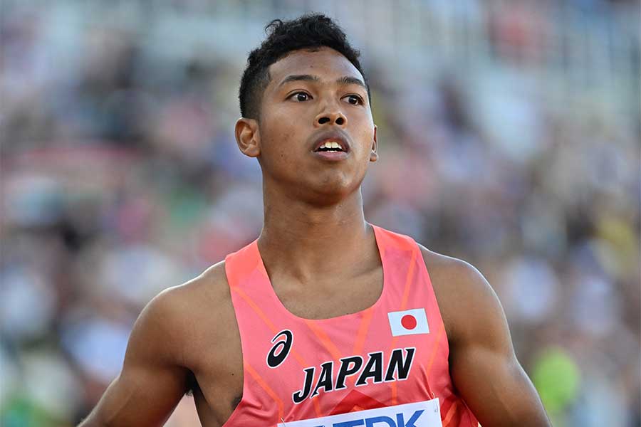 サニブラウンがC大阪の練習に参加【写真：Getty Images】