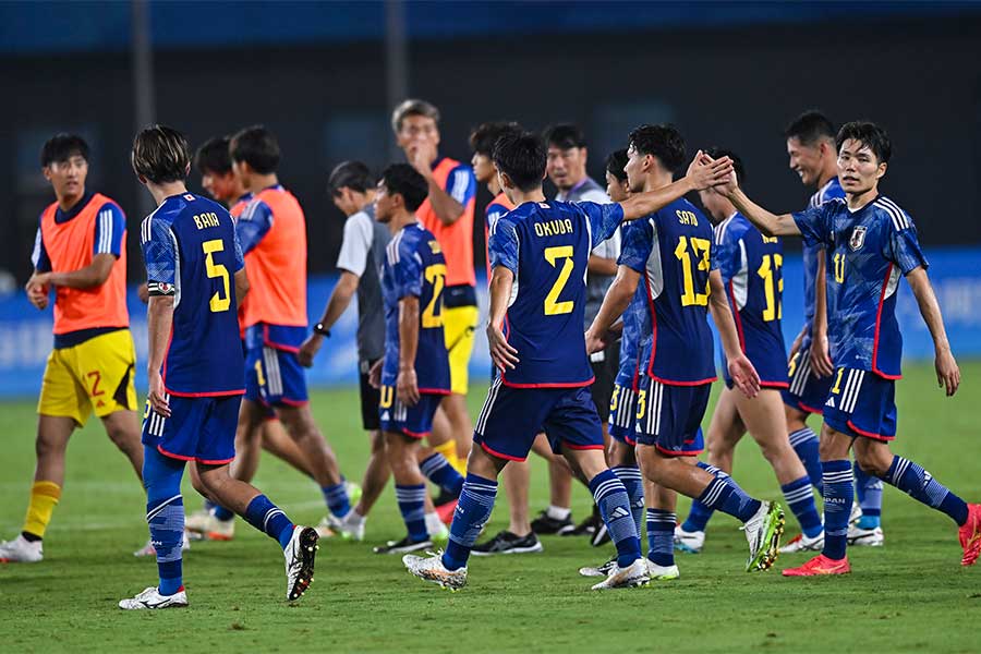 アジア大会ベスト8に進出したU-22日本代表【写真：Getty Images】