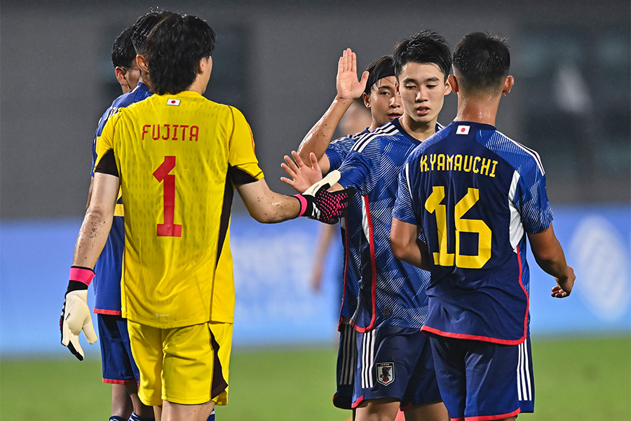 アジア競技大会を戦うU-22日本代表【写真：Getty Images】