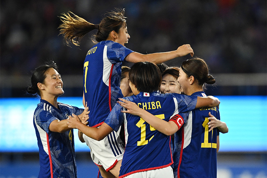 日本女子代表が大会連覇を達成【写真：ロイター】