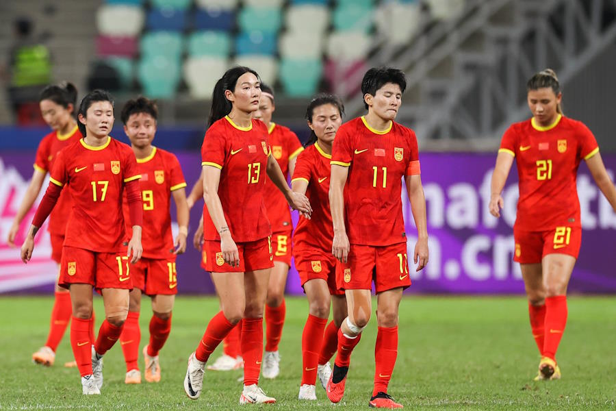 中国女子代表【写真：Getty Images】