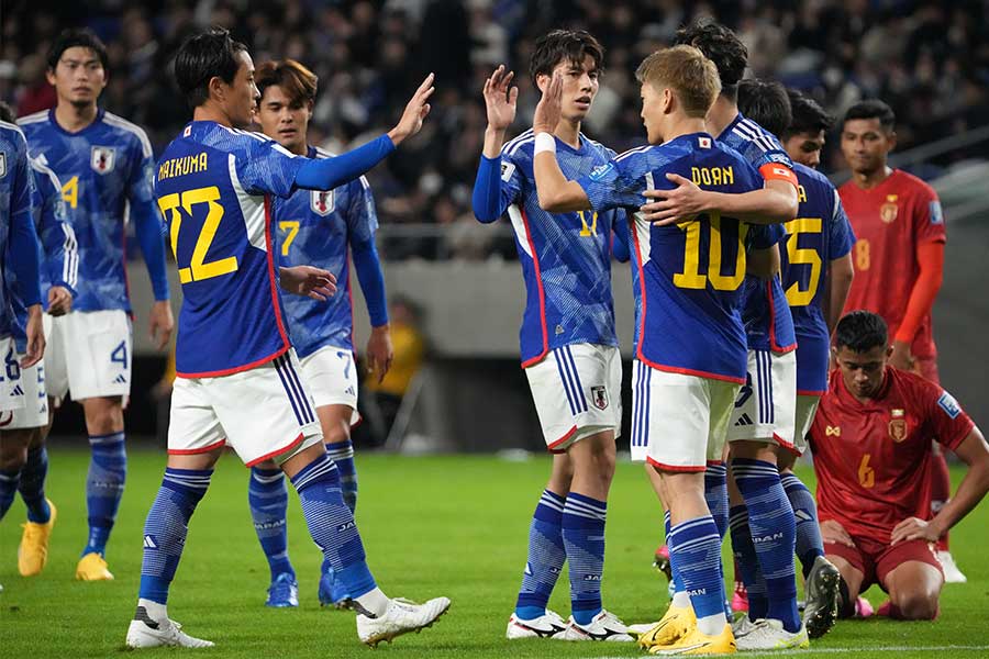 好調を維持する日本代表に韓国注目【写真：Getty Images】