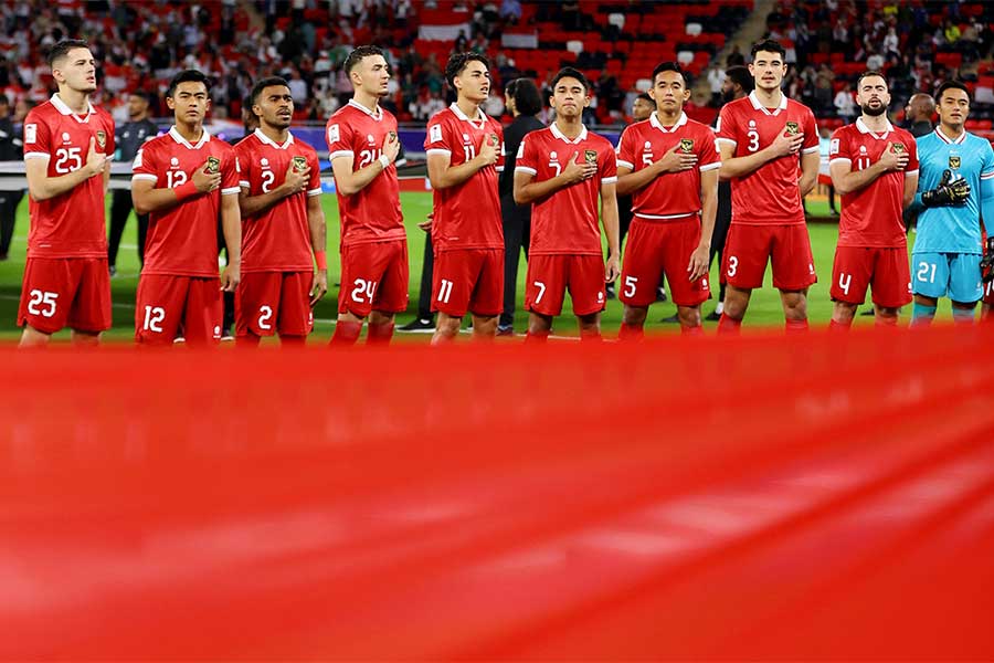 日本とグループリーグ最終戦で対戦するインドネシア代表【写真：ロイター】