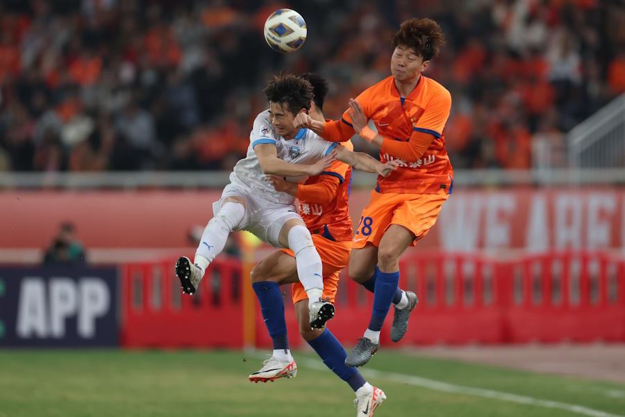 山東泰山と敵地で対戦【写真：Getty Images】