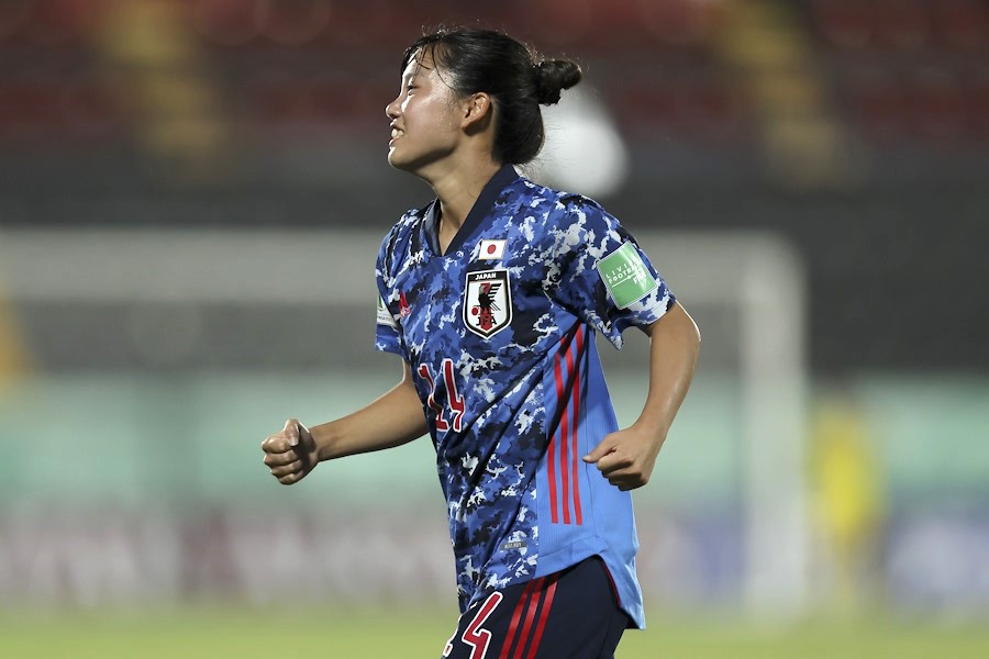 松窪真心がハットトリック達成（写真はU20女子W杯時）【写真：Getty Images】