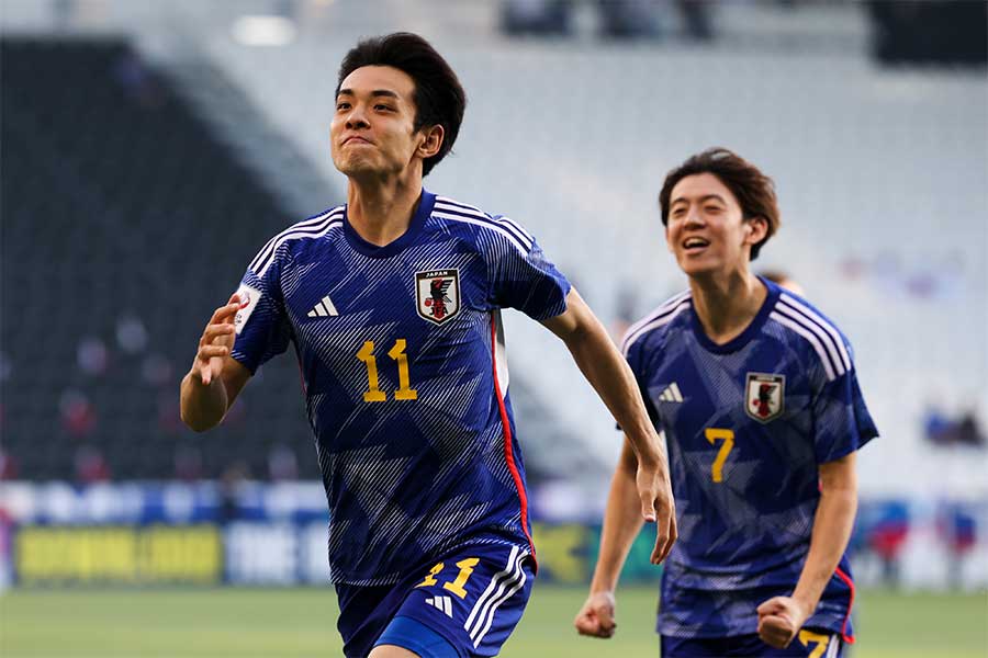 山田楓喜の決勝弾でU-23日本代表がアジア制覇【写真：Getty Images】