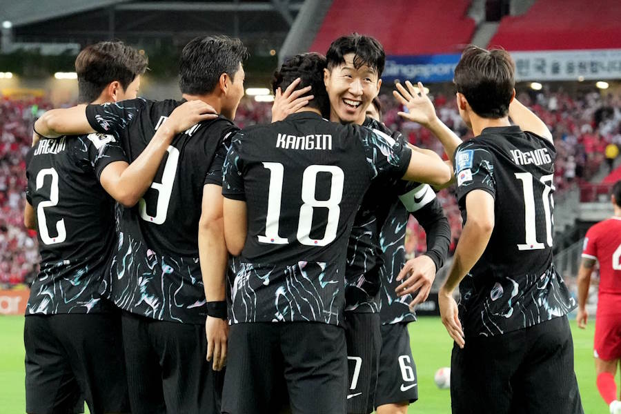 韓国はシンガポール相手に7-0と快勝【写真：ロイター】