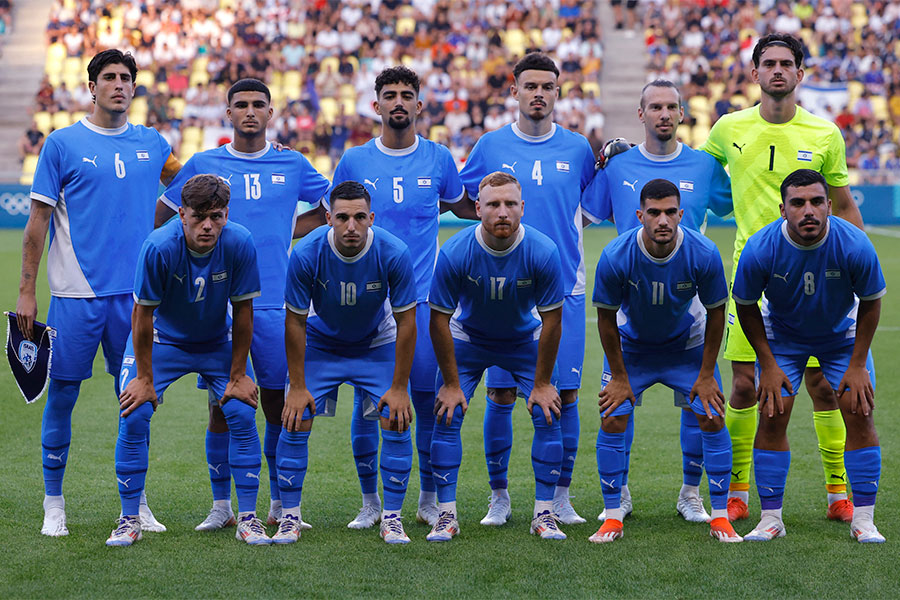 U-23日本代表と対戦したイスラエル【写真：ロイター】