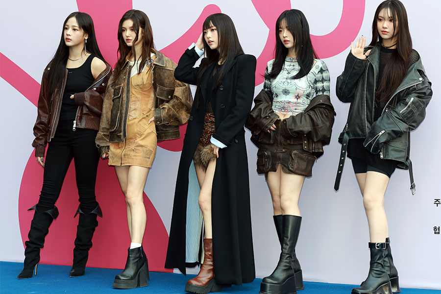 韓国の5人組ガールズグループNewJeans【写真：Getty Images】