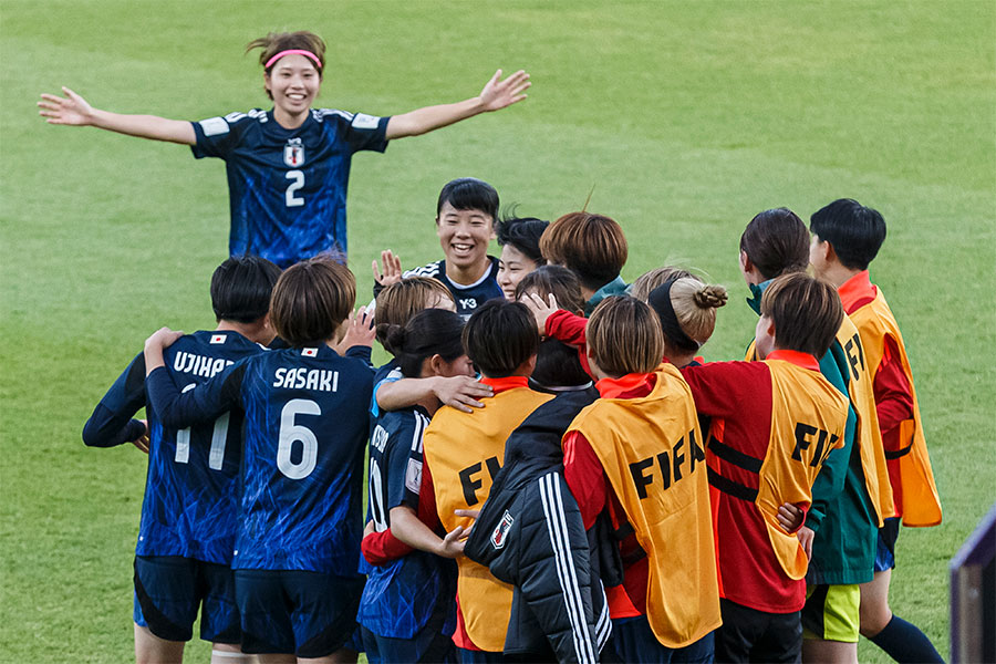 ガーナに勝利したヤングなでしこ【写真：Getty Images】