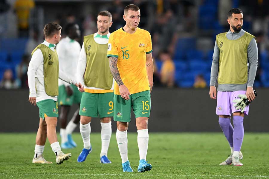 W杯最終予選の初戦を落としたオーストラリア代表【写真：Getty Images】