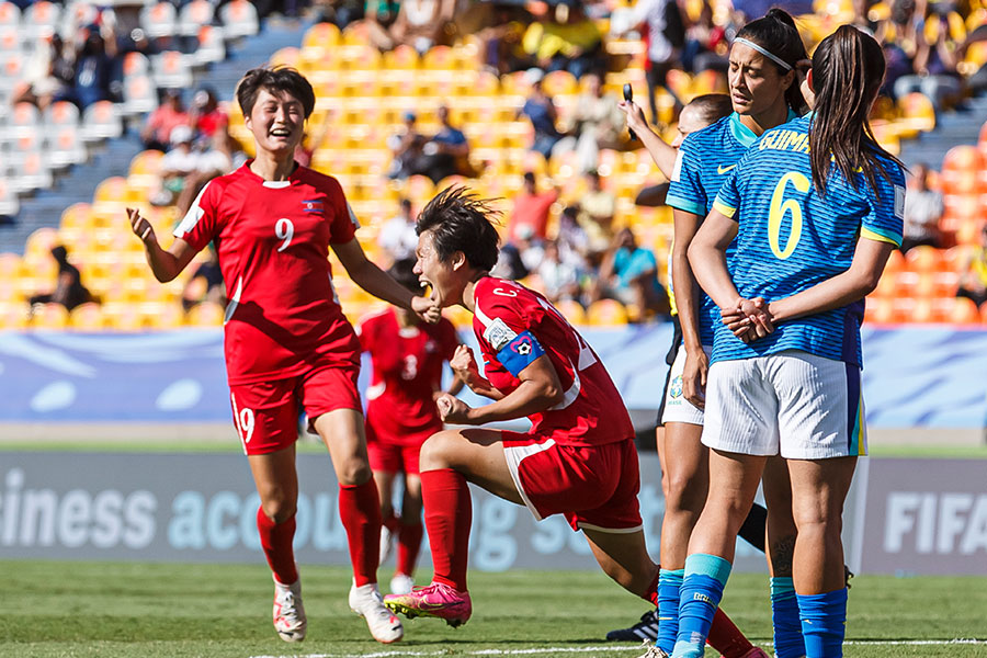 北朝鮮がブラジルに1-0で勝利【写真：Getty Images】