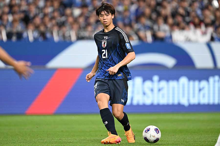 9月シリーズでパリ五輪世代から唯一の出場となった高井幸大【写真：徳原隆元】