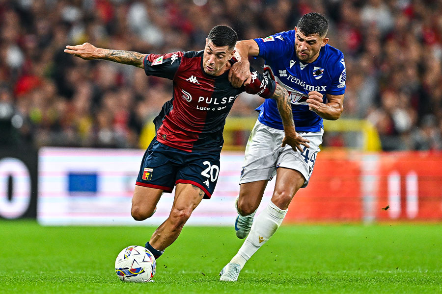 ジェノアとサンプドリアが対戦【写真：Getty Images】