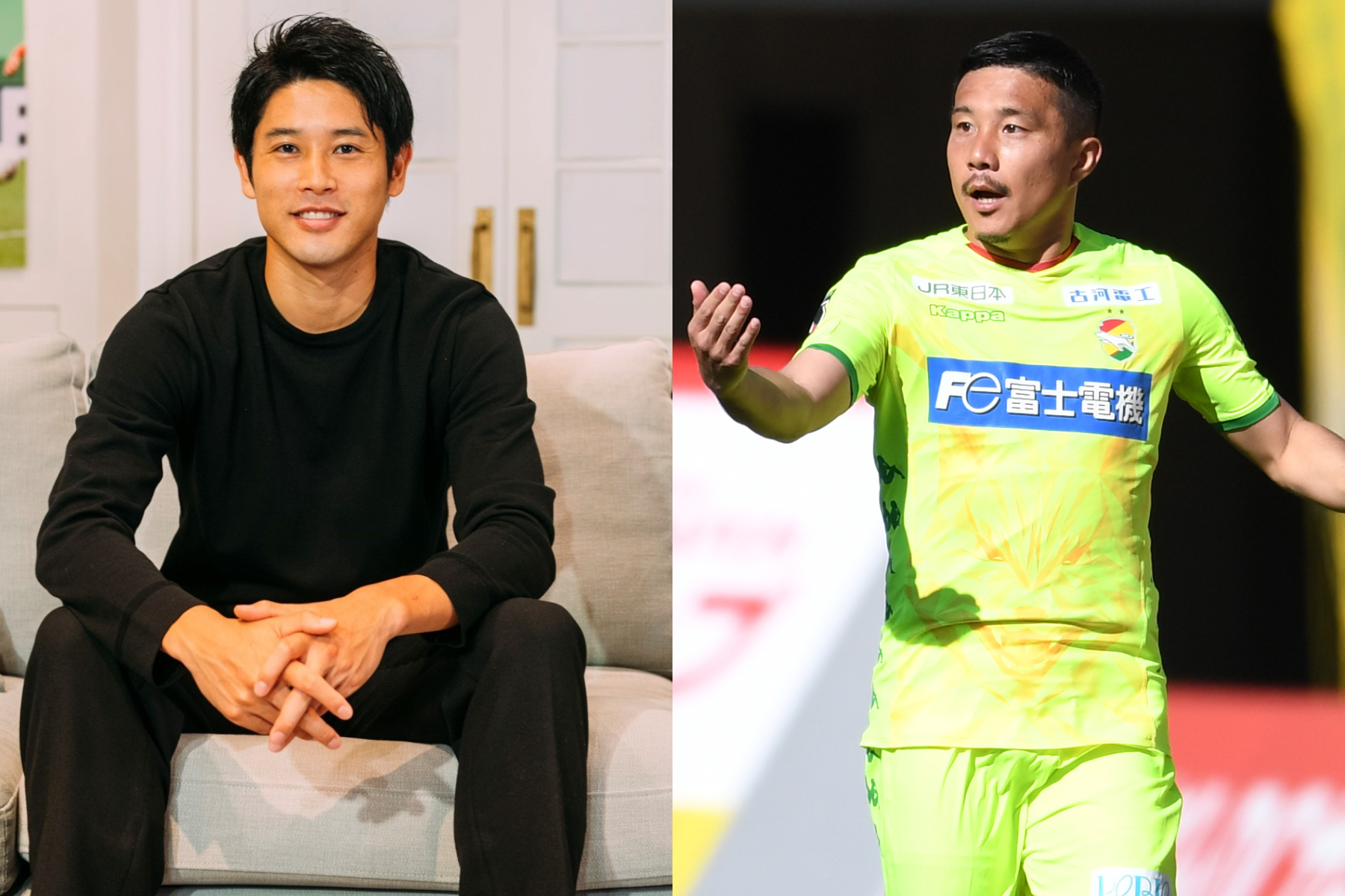 内田篤人氏と安田理大氏がJリーグの新制度について言及【写真：(C) DAZN & Getty Images】