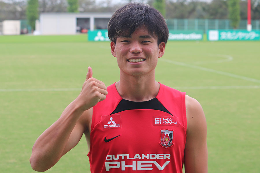 浦和・二田理央【写真：轡田哲朗】