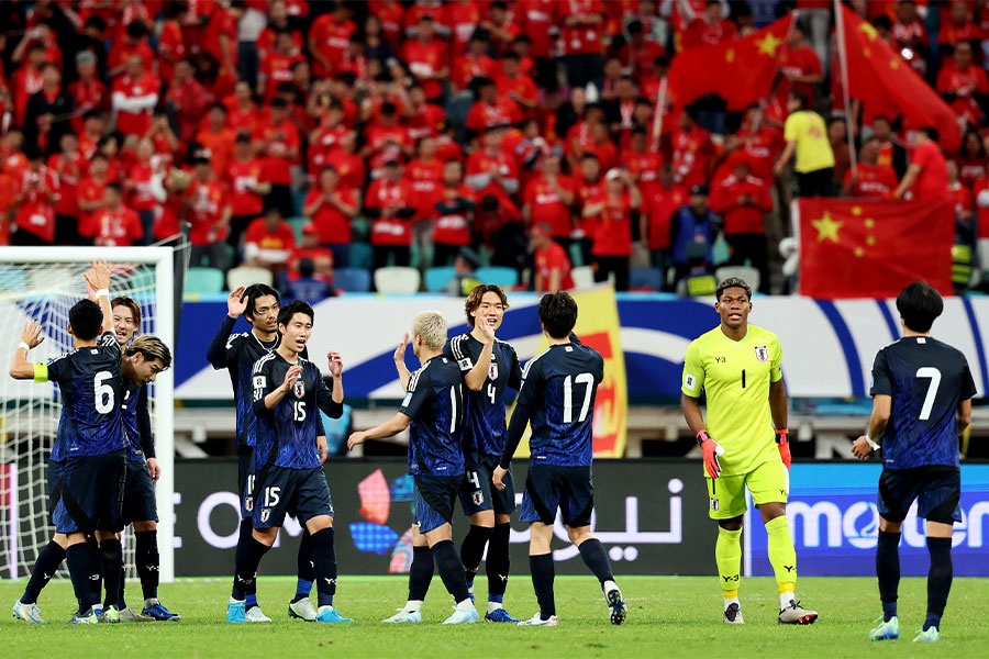 日本代表は16戦14勝の成績で2024年を終えた【写真：Getty Images】