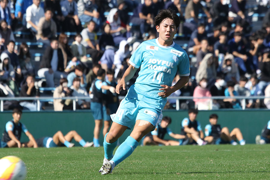 筑波大・田村蒼生【写真：FOOTBALL ZONE編集部】