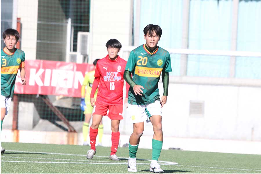 静岡学園の堀川隼【写真：FOOTBALL ZONE編集部】