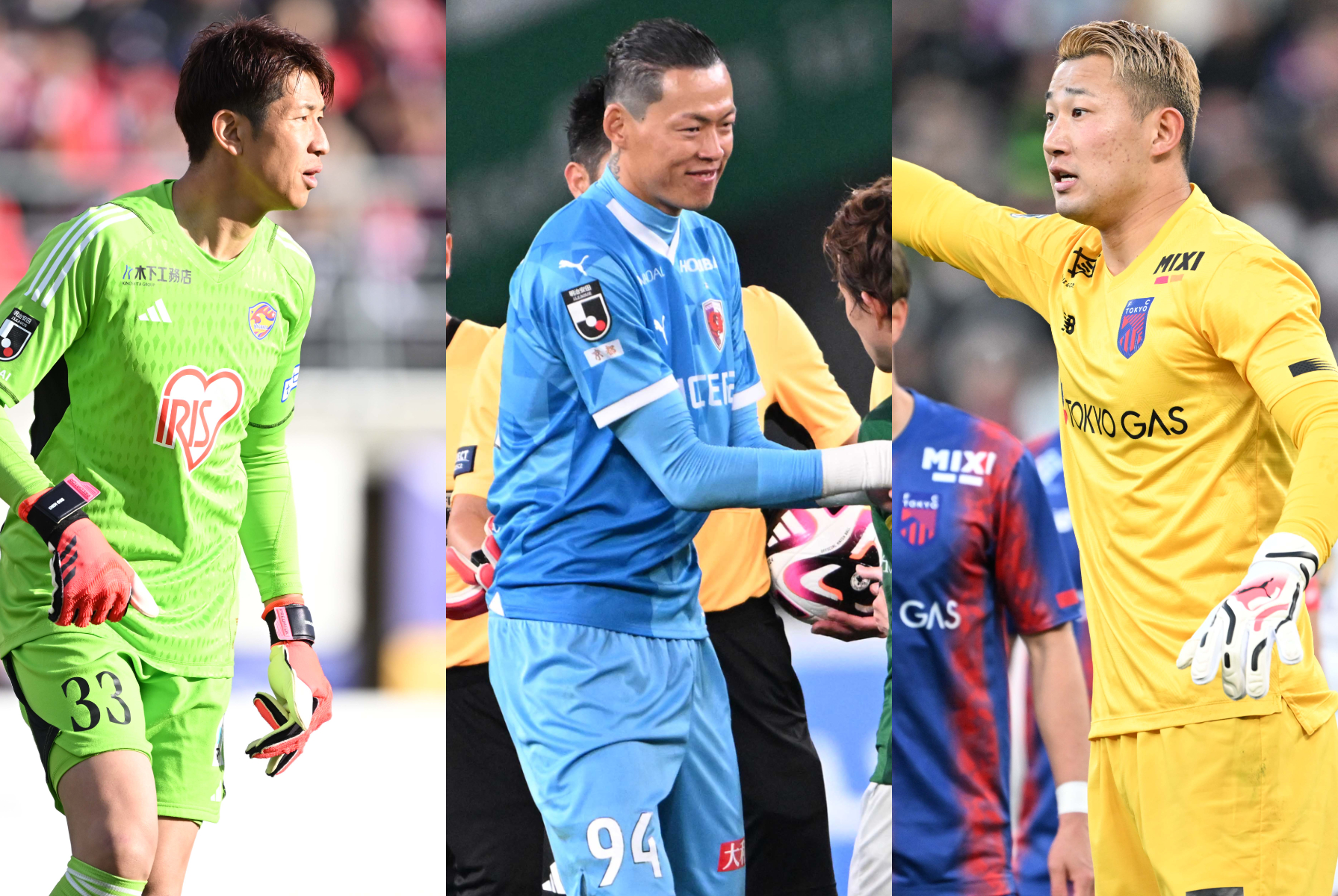 GKの選手たちが数多くランクインした【写真：徳原隆元】