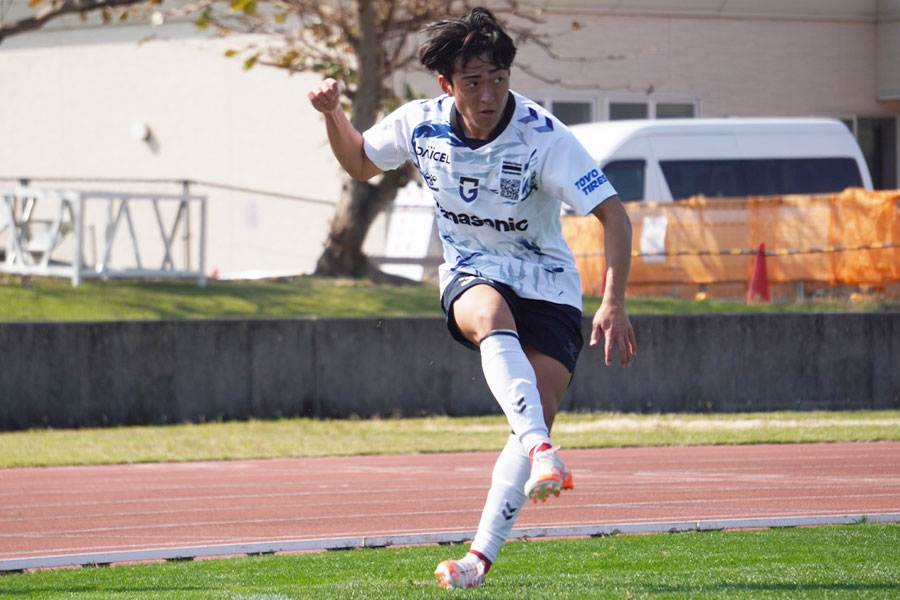 神村学園から高卒加入した名和田我空【写真：FOOTBALL ZONE編集部】