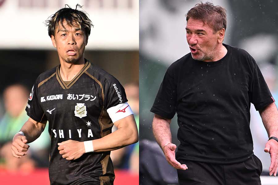 駒井善成（左）がミハイロ・ペトロヴィッチ監督との衝突を回顧【写真：徳原隆元】