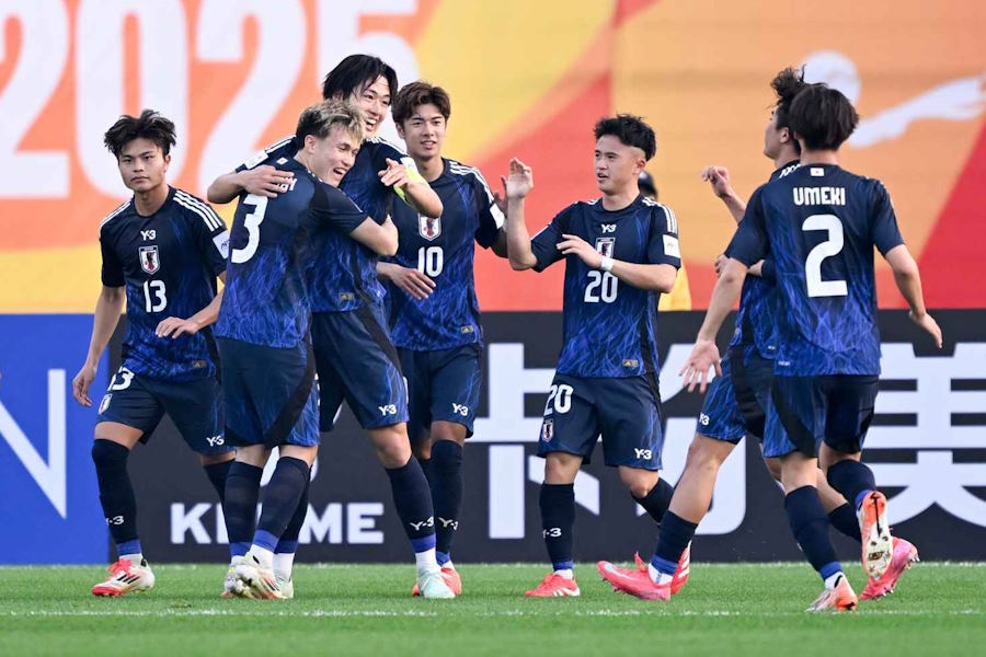 日本はタイと対戦し勝利【写真：2025 Asian Football Confederation (AFC)】