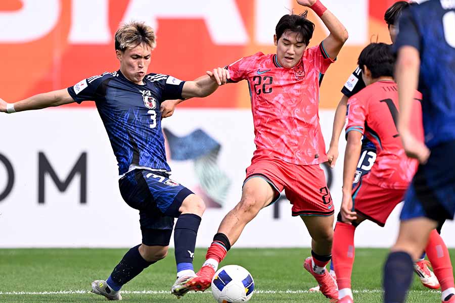 日本が日韓戦でドロー【写真：(C)AFC】