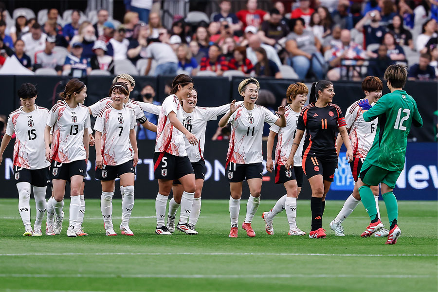 2連勝で好スタートを切ったなでしこジャパン【写真：Getty Images】