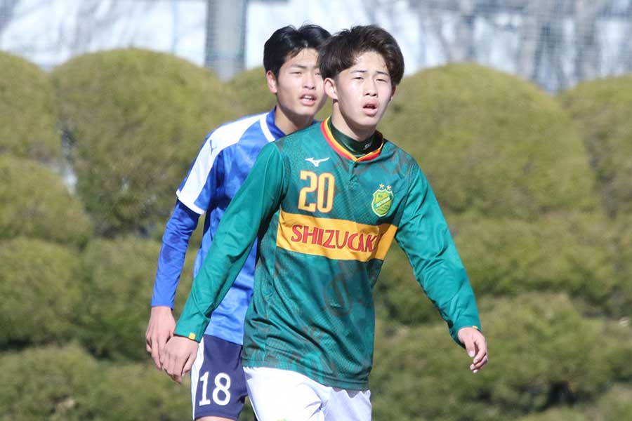 静岡学園の神吉俊之介【写真：FOOTBALL ZONE編集部】