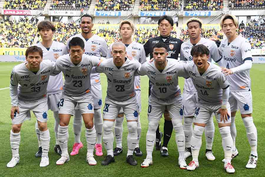 清水のブラジル人3人に注目（※写真はチーム集合）【写真：徳原隆元】