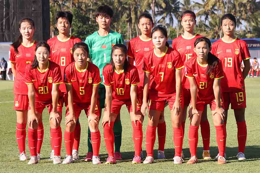 U-17中国女子チーム【写真：Getty Images】