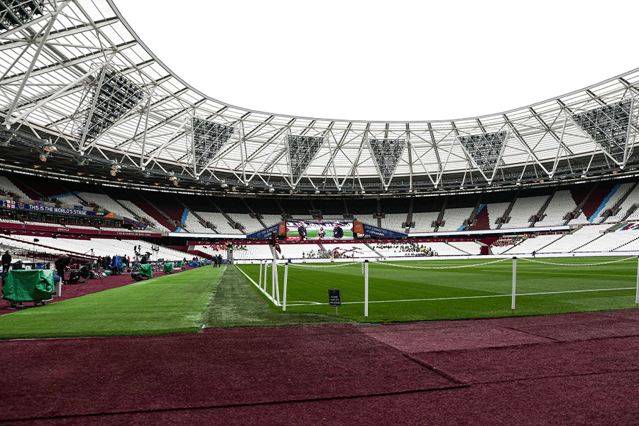 ロンドン・スタジアムの変貌ぶりに反響【写真：Getty Images】