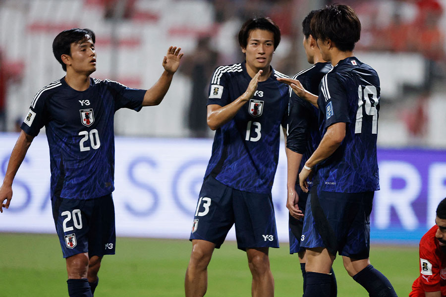 日本代表が敵地バーレーンで5-0の快勝【写真：ロイター】