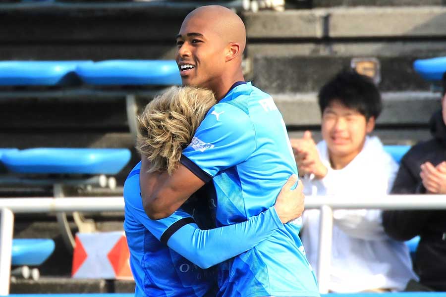 横浜FCの櫻川ソロモン【写真：Noriko NAGANO】