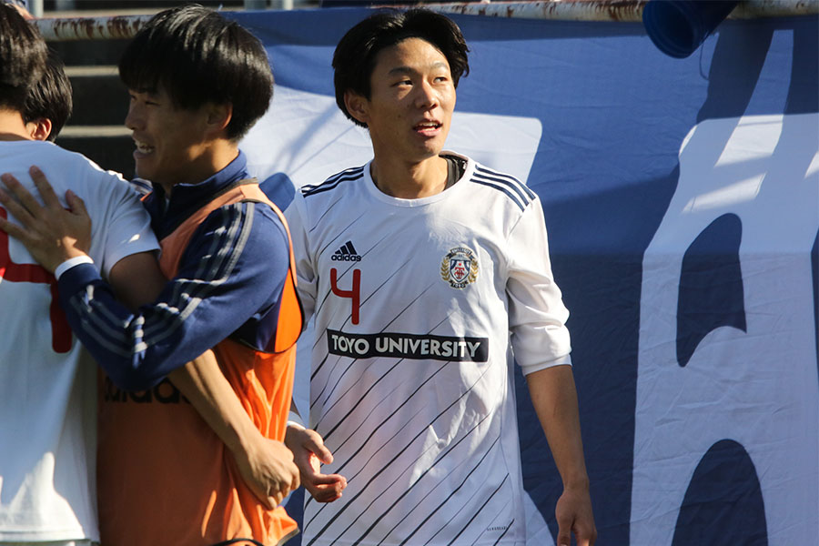 東洋大学から新潟に進む稲村隼翔【写真：FOOTBALL ZONE編集部】